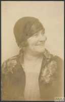 Photograph of Alys Bertie Perkins OBE, part of the Women’s Work Collections of the Imperial War Museumrn